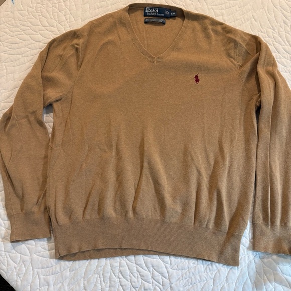 Polo by Ralph Lauren Men's Tan Sweater - Picture 7 of 10